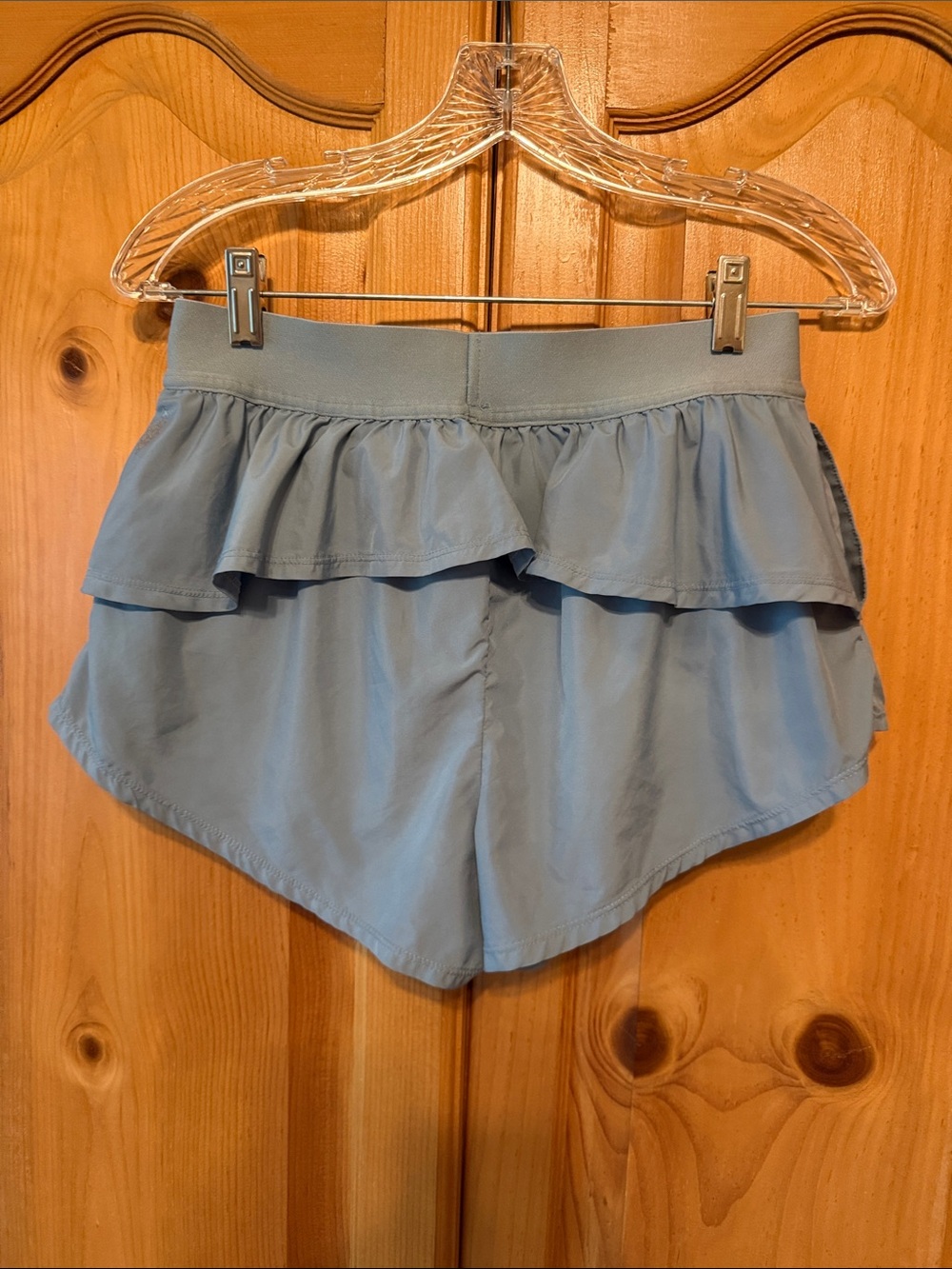 FP Movement Feelin Fit Femme Shorts Blue Washed Away Lined Running Athletic S - Picture 9 of 9